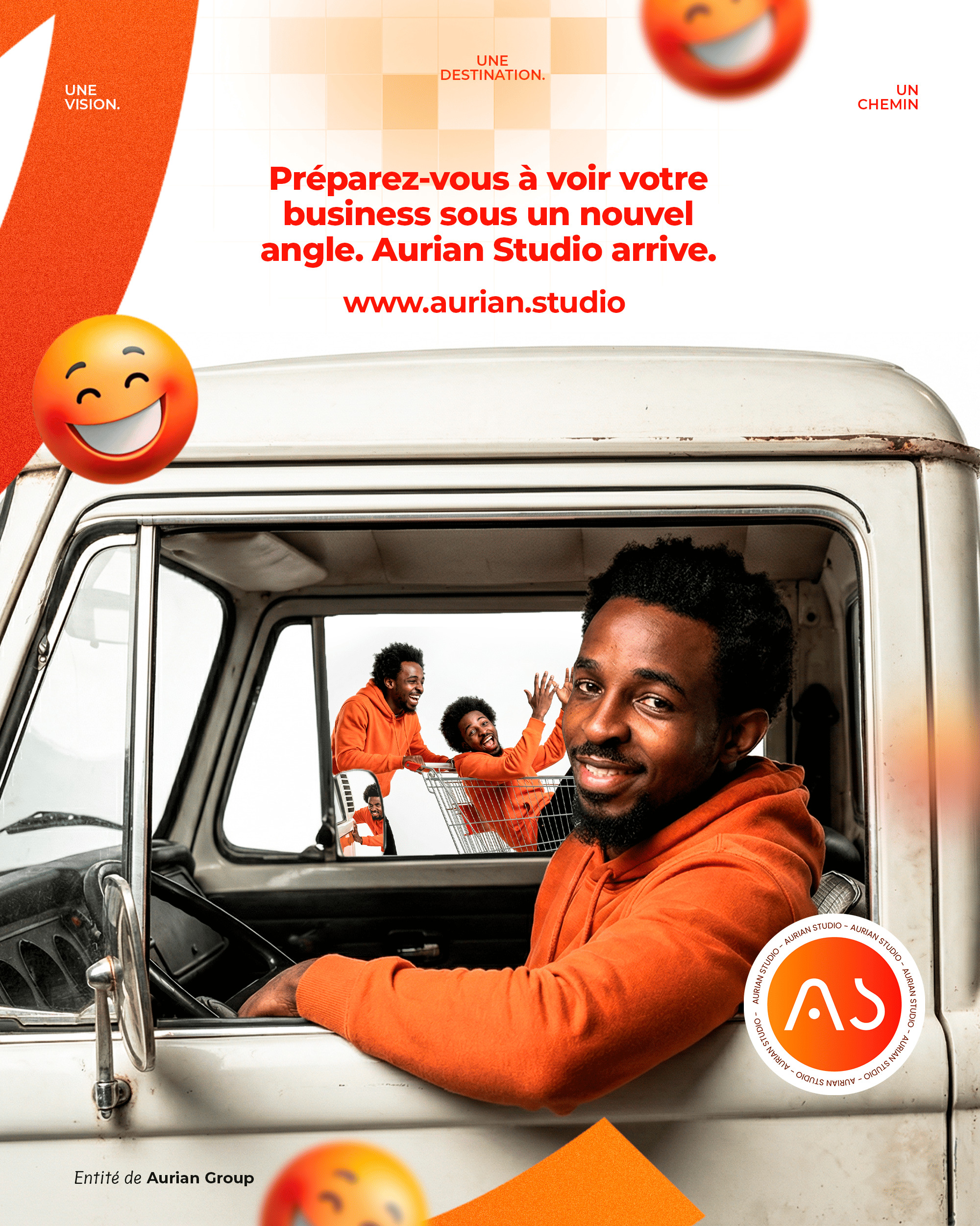 Aperçu template Aurian Studio